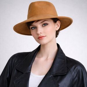 Vintage Goorin Bros. Wool Felt Wide Brim Fedora Hat
